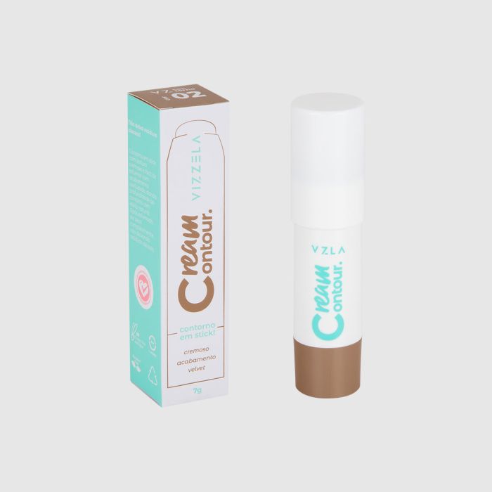 Contorno em Bastão Vizzela Cream Contour Cor 02