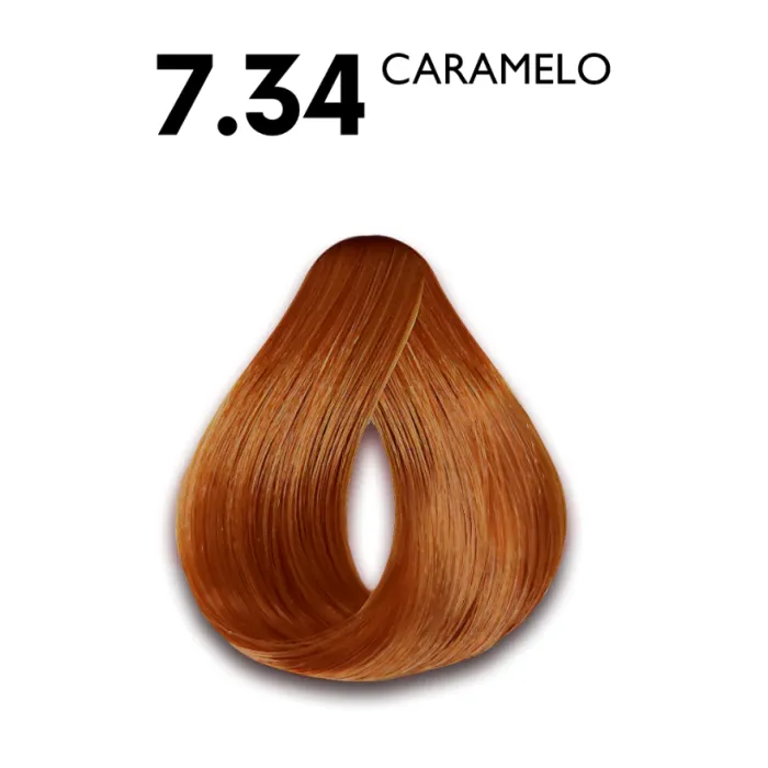 Coloração Haskell Excllusiv Color 7.34 Caramelo 50 g