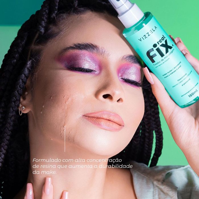 Fixador de Maquiagem Vizzela Real Fix 150 ml