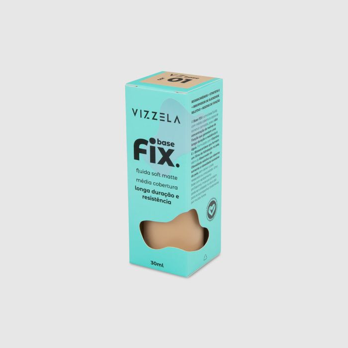 Base Líquida Vizzela Fix Cor 01