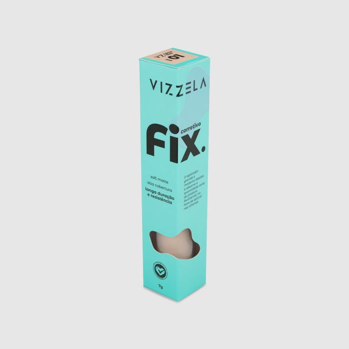 Corretivo Líquido Vizzela Fix Cor 01