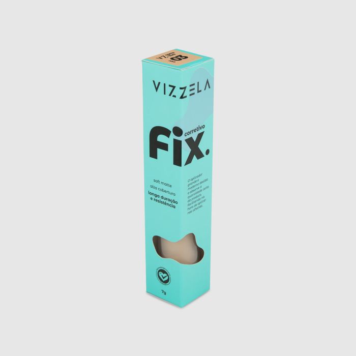 Corretivo Líquido Vizzela Fix Cor 03