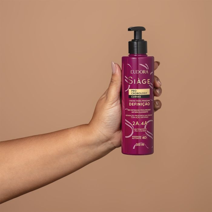 Creme para Pentear Definição Eudora Siàge Pro Cronology Curvas 300 ml