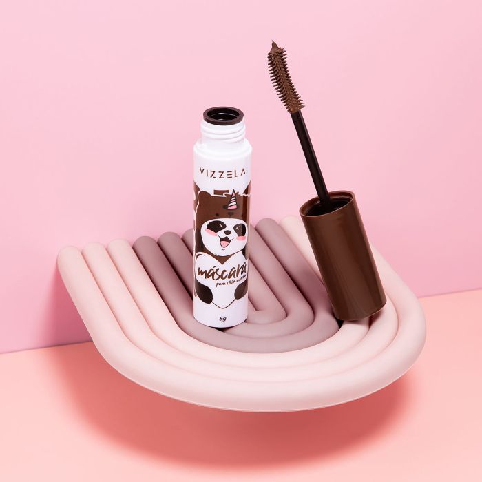 Máscara para Cílios Vizzela Big No Panda Brown Marrom