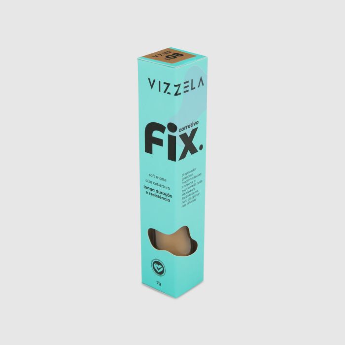 Corretivo Líquido Vizzela Fix Cor 08
