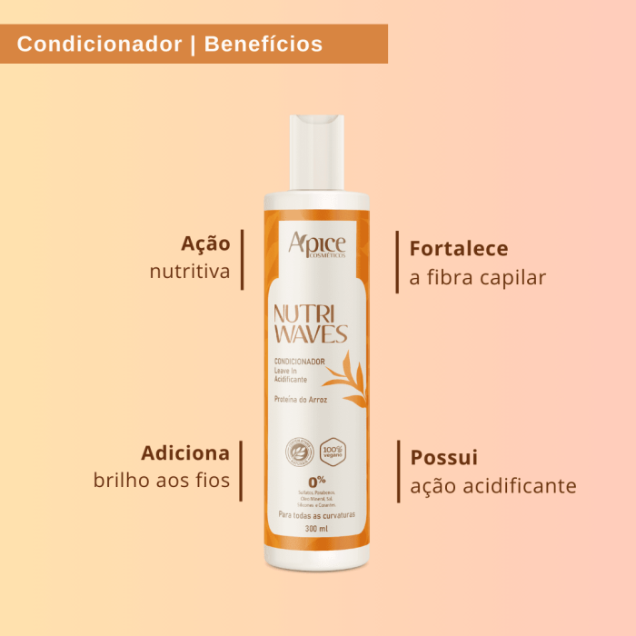 Condicionador Apice Nutri Waves 300 ml