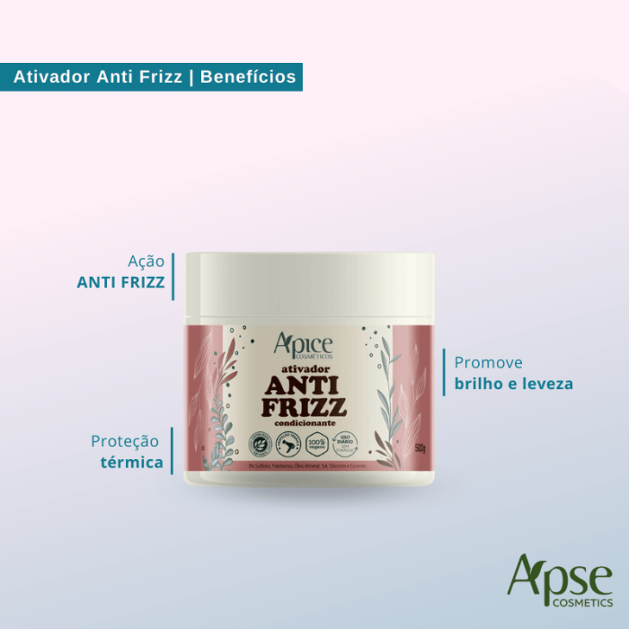 Ativador de Cachos Apice Antifrizz 500 g