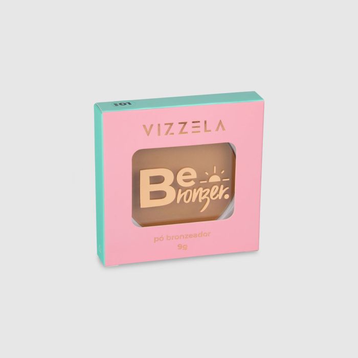 Pó Bronzeador Vizzela Be Bronzer Cor 03 Sunrise