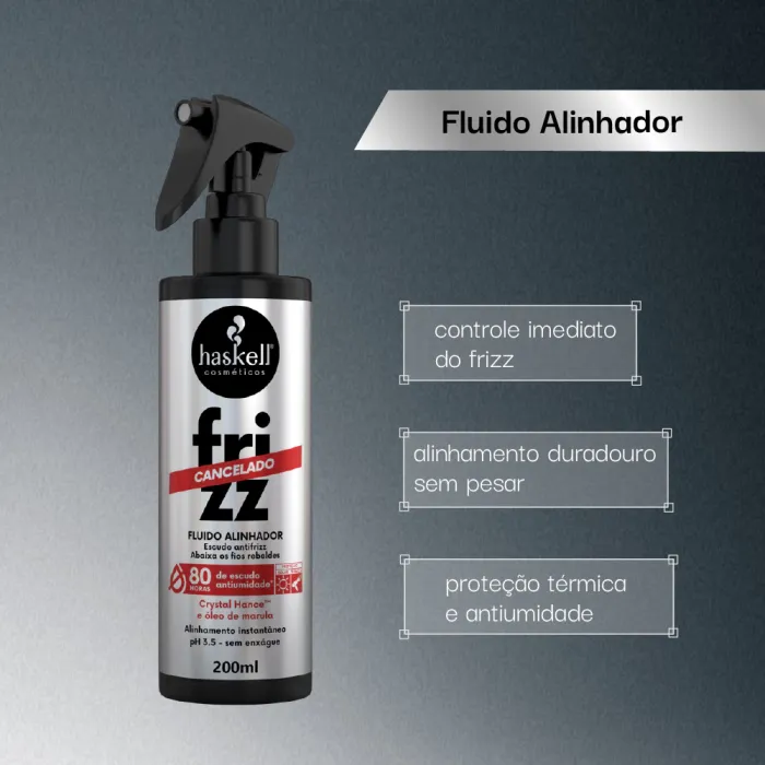 Fluido Alinhador Haskell Frizz Cancelado 200 ml