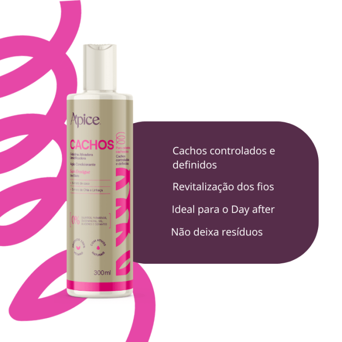 Gelatina Ativadora e Nutritiva Apice Cachos Essence 300 ml
