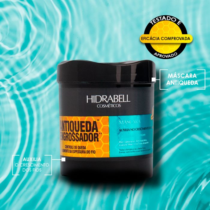 Máscara Capilar Hidrabell Antiqueda Engrossador 450 g