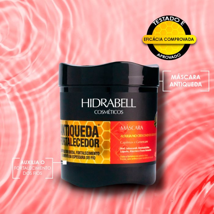 Máscara Capilar Hidrabell Antiqueda Fortalecedor 450 g