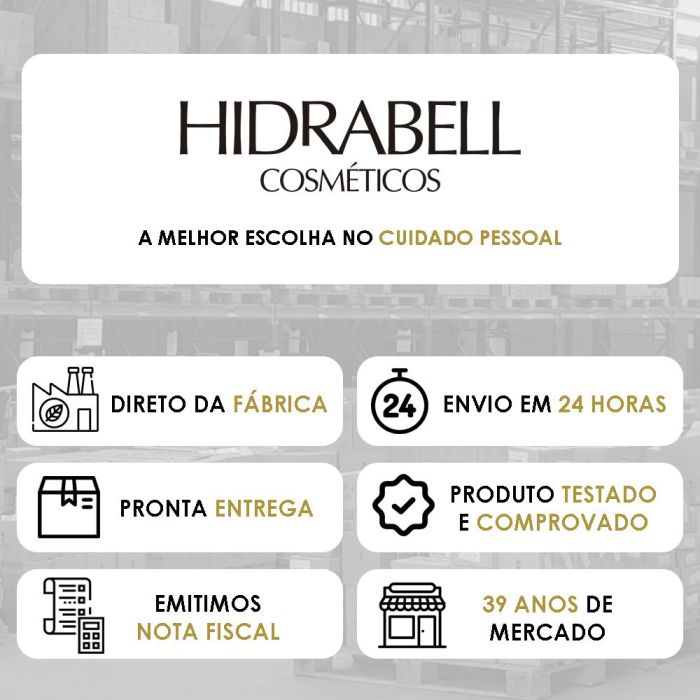 Máscara Capilar Hidrabell Cabelo Liso Abacate 450 g
