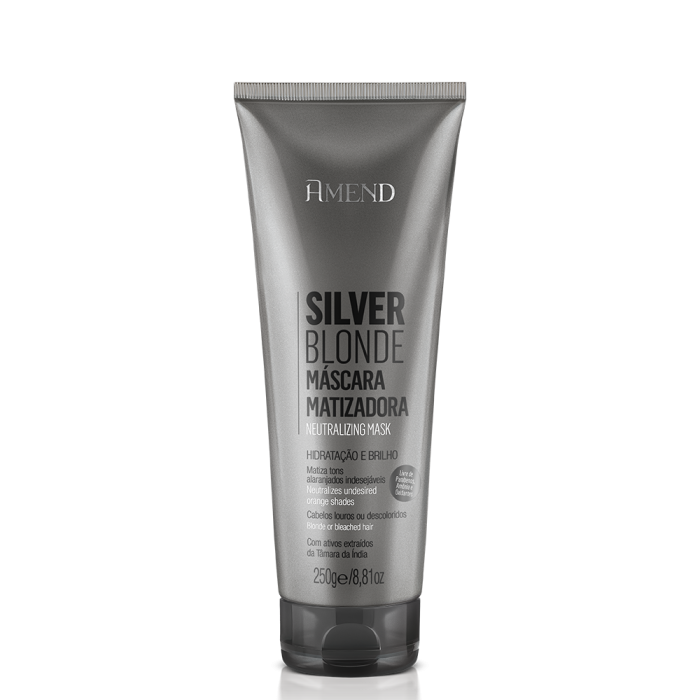 Máscara Matizadora Amend Silver Blonde 250 g