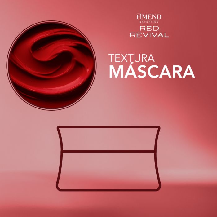 Máscara Pigmentante Amend Red Revival Expertise 300 g