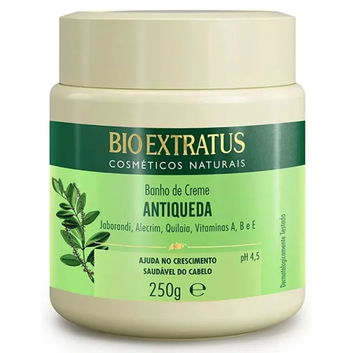 Máscara Banho de Creme Jaborandi Antiqueda Bio Extratus 250 g