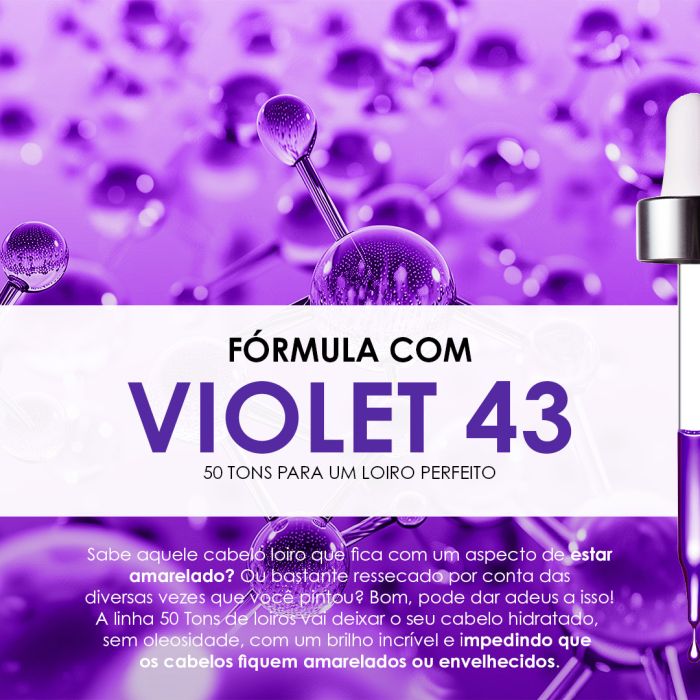 Shampoo Hidrabell 50 Tons de Loiro 500 ml