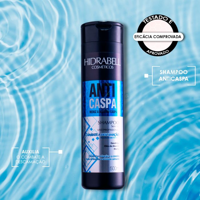 Shampoo Hidrabell Anticaspa 500 ml