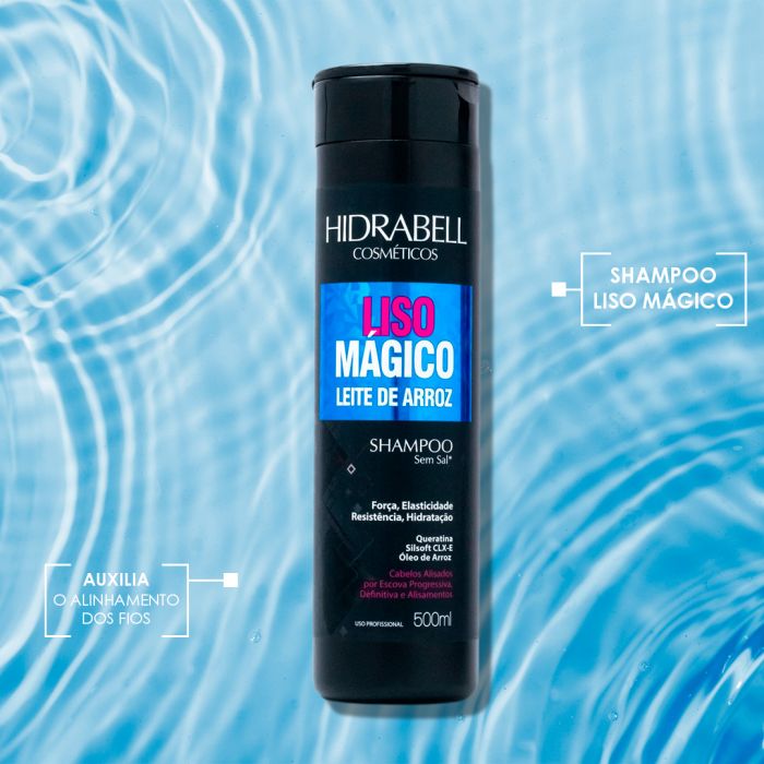 Shampoo Hidrabell Liso Mágico 500 ml
