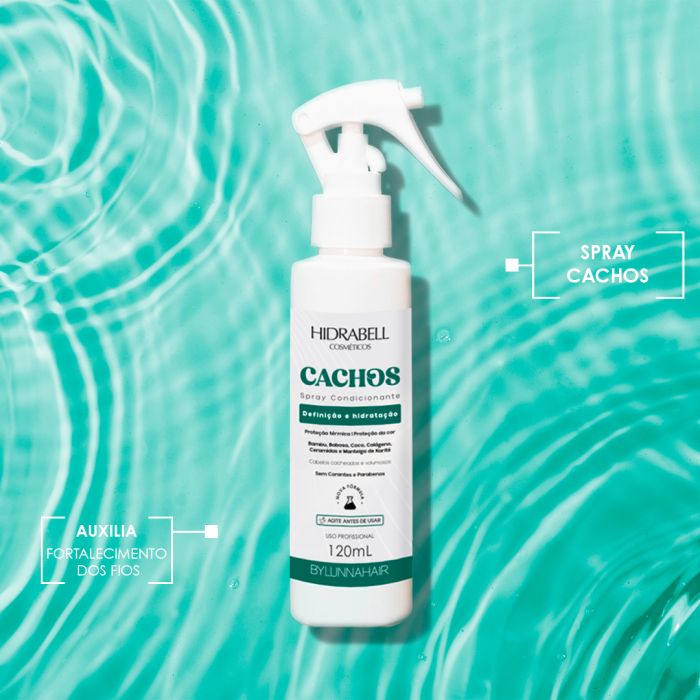 Spray Condicionante Hidra by Lunna Cachos Bambu 120 ml