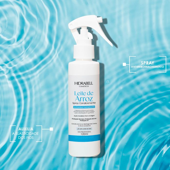 Spray Condicionante Hidrabell Leite de Arroz 120 ml