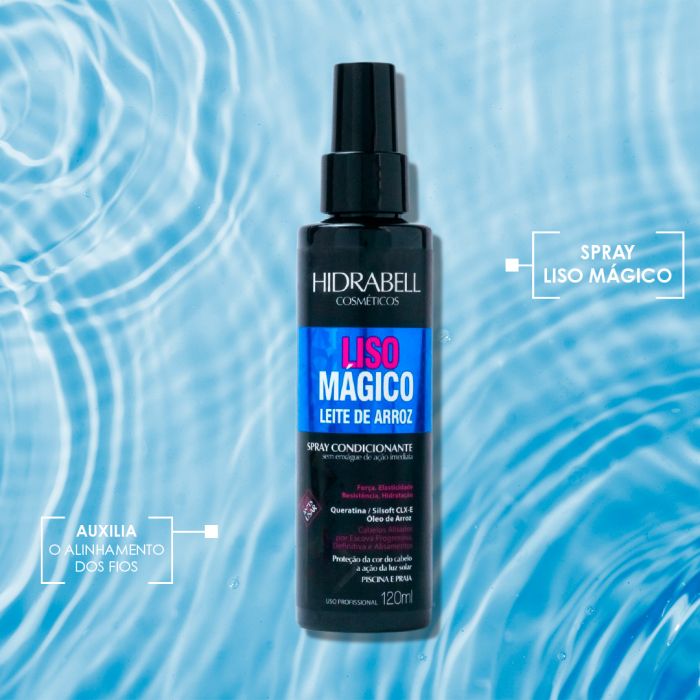 Spray Condicionante Hidrabell Liso Mágico 120 ml
