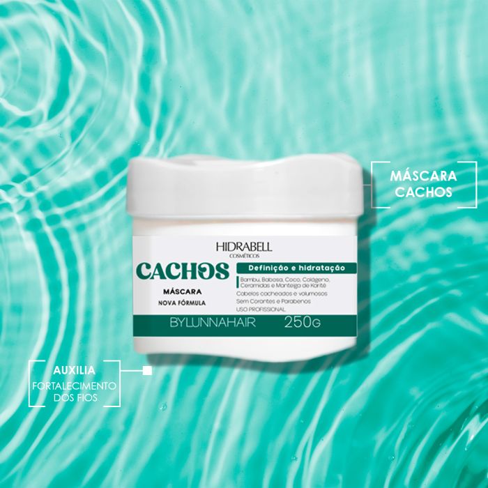 Máscara Capilar Hidra by Lunna Cachos Bambu 250 g