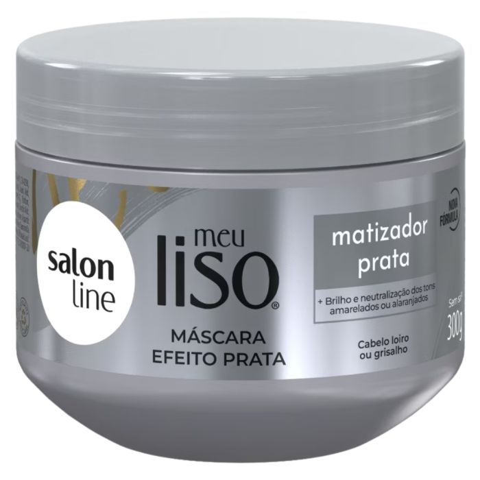 Máscara Meu Liso Matizador Prata Salon Line 300 g