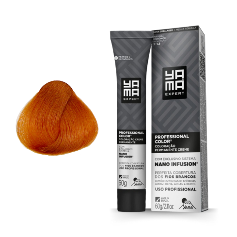 Coloração Professional Color Nano Infusion Yamá 8.4 Louro Claro Acobreado 60 g — imagem 1