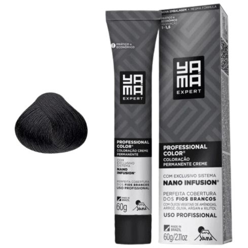 Coloração Professional Color Nano Infusion Yamá 4.0 Castanho Médio 60 g — imagem 1