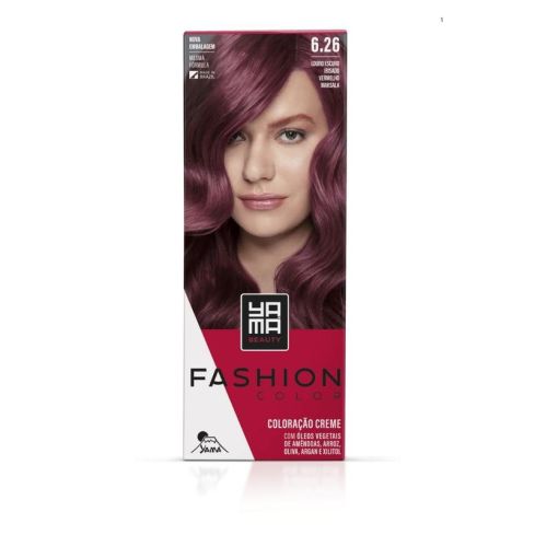 Mini Kit Coloração Fashion Color Yamá 6.26 Louro Escuro Irisado 60 g + 60 ml — imagem 1