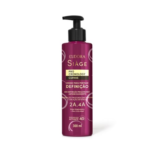 Creme para Pentear Definição Eudora Siàge Pro Cronology Curvas 300 ml — imagem 1