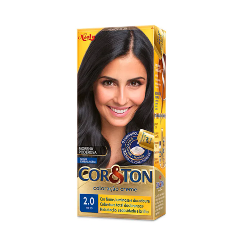 Coloração Cor & Ton 2.0 Preto 50 g — imagem 1