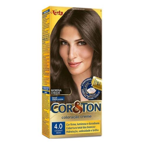 Coloração Cor & Ton 4.0 Castanho Médio 50 g — imagem 1