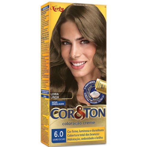 Coloração Cor & Ton 6.0 Louro Escuro 50 g — imagem 1