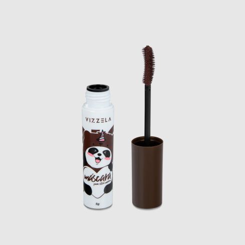 Máscara para Cílios Vizzela Big No Panda Brown Marrom — imagem 1