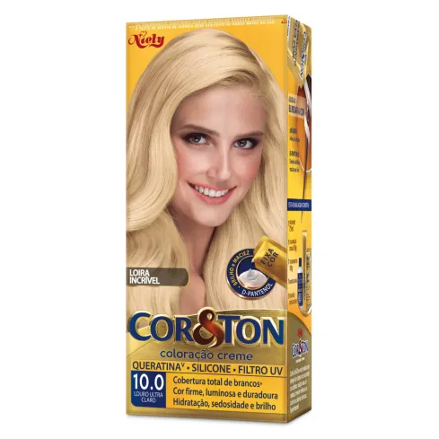 Coloração Cor & Ton 10.0 Louro Ultra Claro 50 g — imagem 1