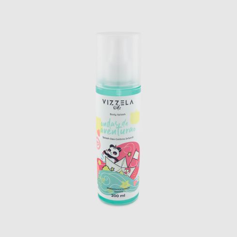 Body Splash Infantil Vizzela Ondas de Aventura 200 ml — imagem 1