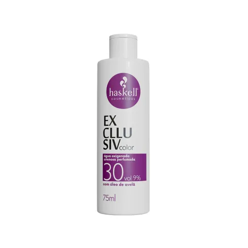 Água Oxigenada Cremosa Haskell Excllusiv Color 30 Volumes 75 ml — imagem 1