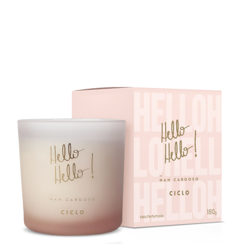 Vela Aromatizadora Ciclo Hello Hello Nah Cardoso 180 g — imagem 1