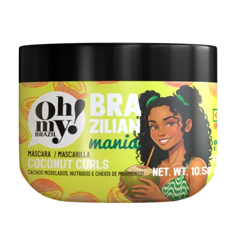 Máscara Capilar Oh My! Brazilian Mania Coconut Curls 300 g — imagem 1