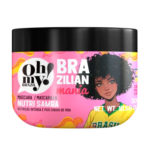 Máscara Capilar Oh My! Brazilian Mania Nutri Samba 300 g — imagem 1