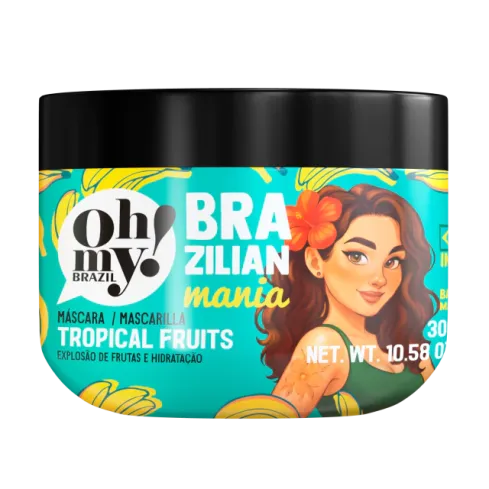 Máscara Capilar Oh My! Brazilian Mania Tropical Fruits 300 g — imagem 1