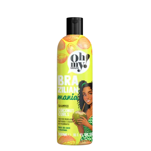 Shampoo Oh My! Brazilian Mania Coconut Curls 300 ml — imagem 1