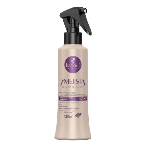 Fluido Iluminador Haskell Ametista Desamareladora 120 ml — imagem 1