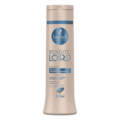Shampoo Haskell Bendito Loiro 300 ml — imagem 1