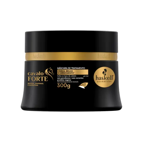 Máscara Capilar Haskell Cavalo Forte 300 g — imagem 1