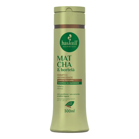 Shampoo Antirresíduos Haskell Matcha & Hortelã 300 ml — imagem 1