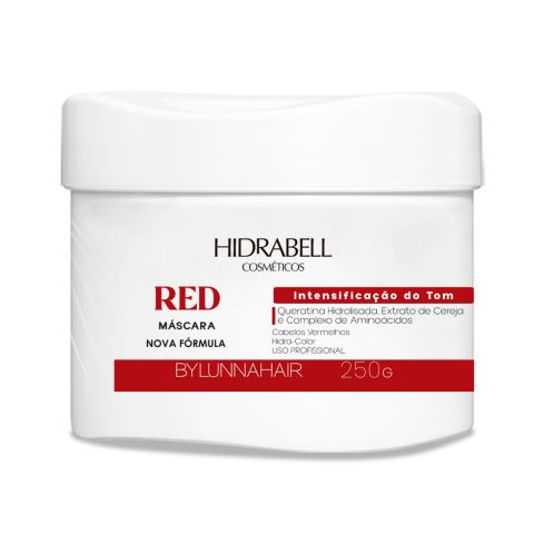Máscara Pigmentante Hidra by Lunna Color Red 250 g — imagem 1