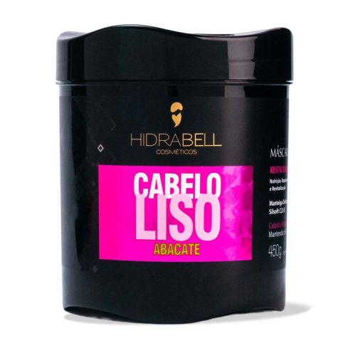 Máscara Capilar Hidrabell Cabelo Liso Abacate 450 g — imagem 1